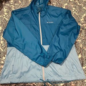 Blue Columbia Windbreaker